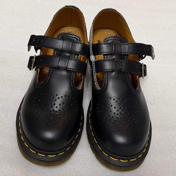 Dr. Martens Shoes - Dr. Martens 8065 II Mary Jane Black Leather Shoes 9 NWT